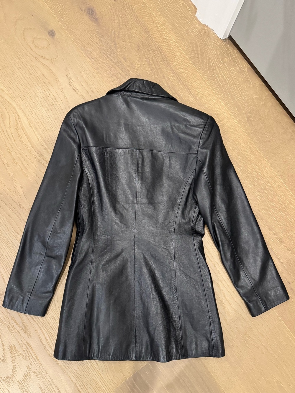 Vintage Alta Moda Firenze Real Leather Blazer Jacket - Picture 2 of 7